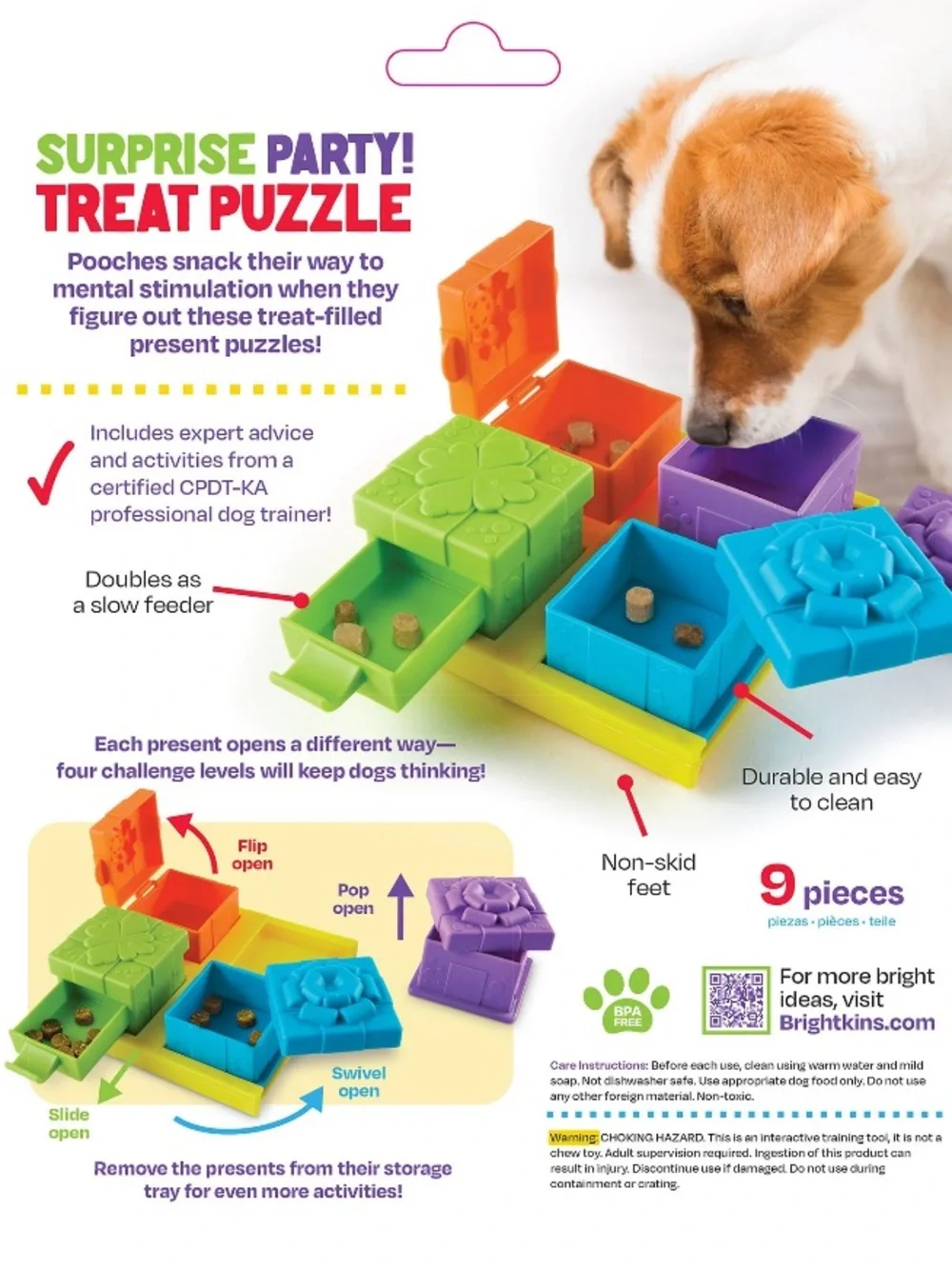 Brightkins Surprise Party Treat Puzzle - Multi Color